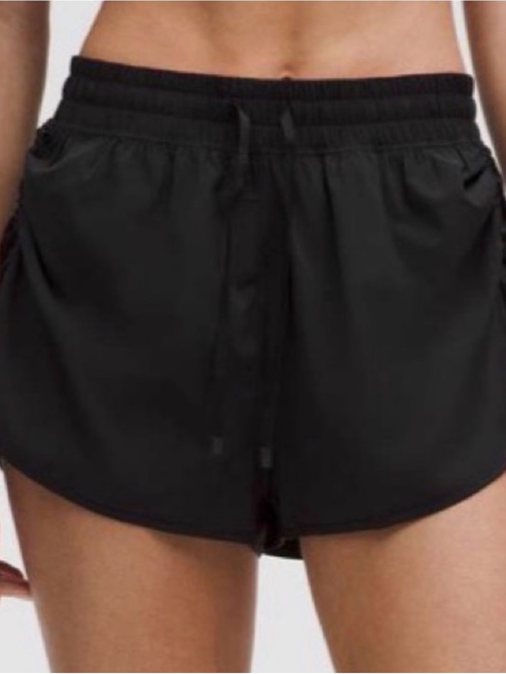 lululemon Black Women's Athletic Drawstring Shorts